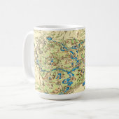 Yosemite Valley Karte Tasse (Vorderseite Links)