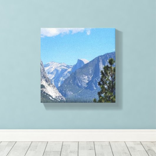 Yosemite Valley Leinwanddruck (Insitu (Holzboden))