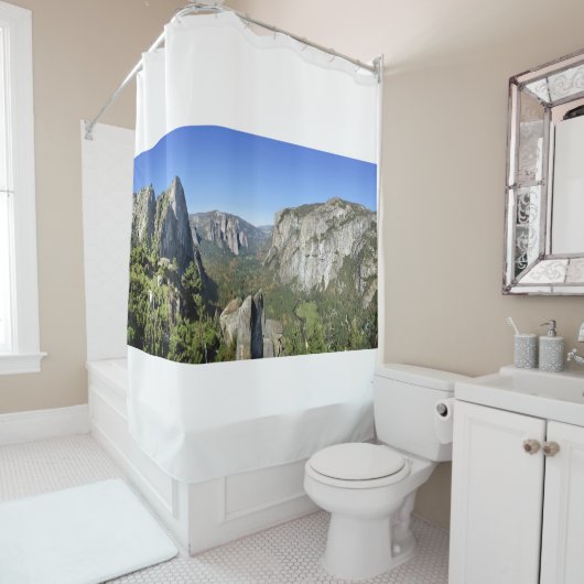 Yosemite Valley Panorama 2 - Yosemite Duschvorhang (Beispiel)