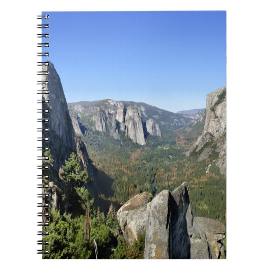 Yosemite Valley Panorama 2 - Yosemite Notizblock (Vorderseite)