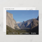 Yosemite Valley Postcard Postkarte (Vorne/Hinten)