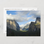 Yosemite Valley Postkarte (Vorne/Hinten)