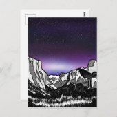 Yosemite Valley Postkarte (Vorne/Hinten)