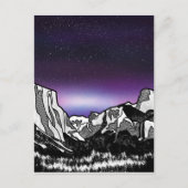 Yosemite Valley Postkarte (Vorderseite)