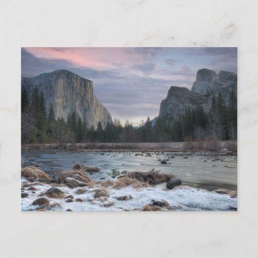 Yosemite Valley Postkarte (Vorderseite)