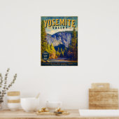 Yosemite-Valley-Reiseplakat Poster (Küche)