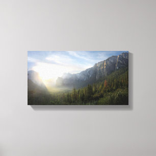 Yosemite Valley Sonnenaufgang vom Inspirationspunk Leinwanddruck