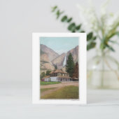 Yosemite Valley Store und Post Office Postkarte (Stehend Vorderseite)