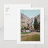 Yosemite Valley Store und Post Office Postkarte (Vorne/Hinten)