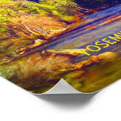 Yosemite Valley Travel Poster (Ecke)