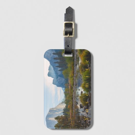 Yosemite Valley View Gepäckanhänger (Vorderseite Vertikal)