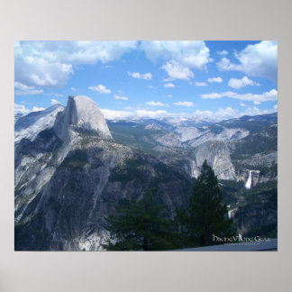 Yosemite Valley vom Glacier Point Poster