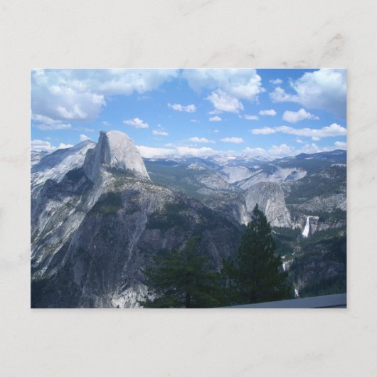 Yosemite Valley vom Glacier Point Postkarte (Vorderseite)