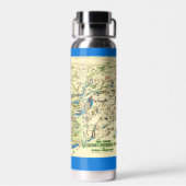 Yosemite Valley Wasserflasche Trinkflasche (Rückseite)