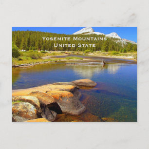 Yosemite Vereinigte Staaten Vintage Tourismus Reis Postkarte