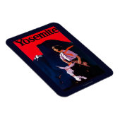 Yosemite Vintag PosterYosemite, CA Magnet (Rechte Seite)