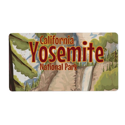 Yosemite Vintage Poster (Vorne)