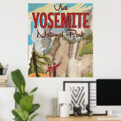 Yosemite Vintage Poster (Heimbüro)