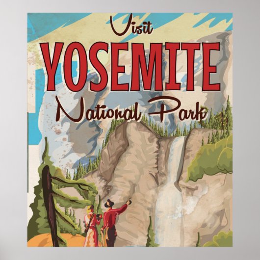 Yosemite Vintage Poster (Vorne)