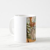 Yosemite Vintage Poster Kaffeetasse (Vorderseite Links)