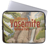 Yosemite Vintage Poster Laptopschutzhülle (Vorderseite)
