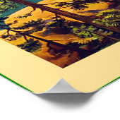 Yosemite ~ Vintage Reise Poster (Ecke)