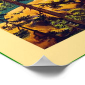 Yosemite ~ Vintage Reise Poster (Ecke)