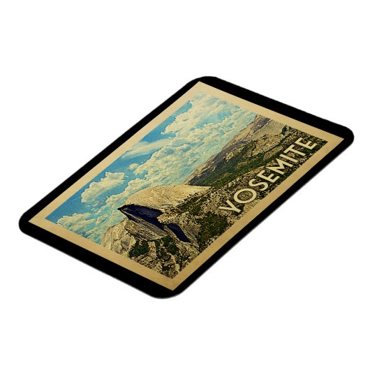 Yosemite Vintage Travel Magnet (Linke Seite)