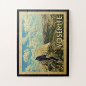 Yosemite Vintage Travel Puzzle (Vertikal)