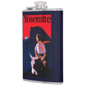 Yosemite Vintages PosterYosemite, CA Flachmann (Links)