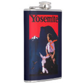 Yosemite Vintages PosterYosemite, CA Flachmann (Rechts)