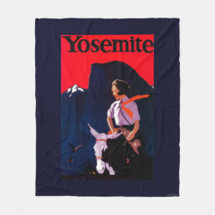Yosemite Vintages PosterYosemite, CA Fleecedecke