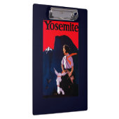 Yosemite Vintages PosterYosemite, CA Klemmbrett (Rechts)