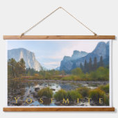 Yosemite Wandteppich Mit Holzrahmen (Vorne)