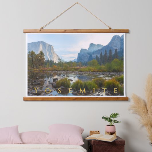 Yosemite Wandteppich Mit Holzrahmen (Schlafzimmer)