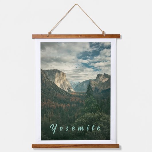 Yosemite Wandteppich Mit Holzrahmen (Vorderseite)