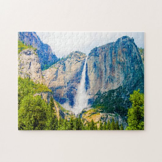 Yosemite Wasserfall Nevada. Puzzle (Horizontal)
