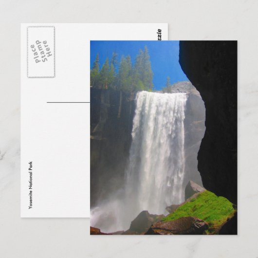 yosemite Wasserfall Postkarte (Vorne/Hinten)