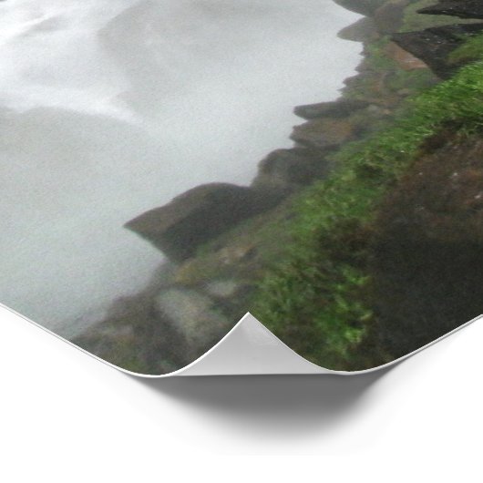 Yosemite Waterfall Poster (Ecke)