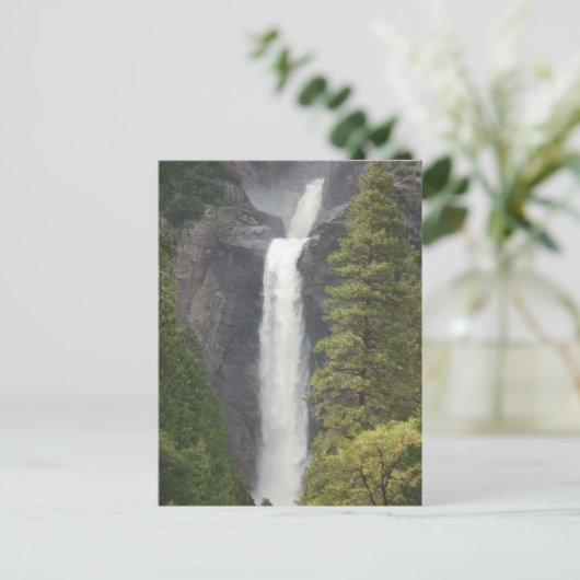 Yosemite Waterfall Postkarte (Stehend Vorderseite)