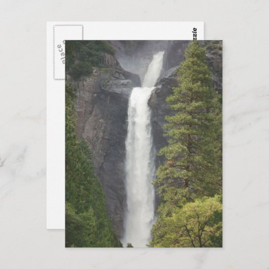 Yosemite Waterfall Postkarte (Vorne/Hinten)