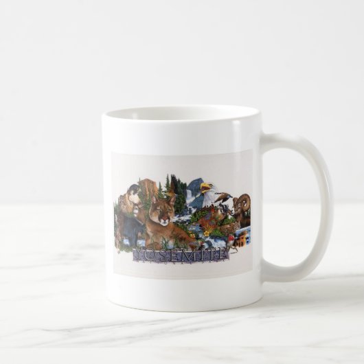 Yosemite-wild lebende Tiere Kaffeetasse (Rechts)