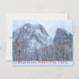 Yosemite Winter Postkarte