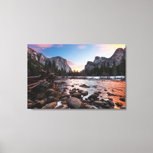 Yosemite's Gates of the Valley Leinwanddruck (Vorderseite)