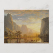 Yosemittal (1864) - Albert Bierstadt Postkarte (Vorderseite)