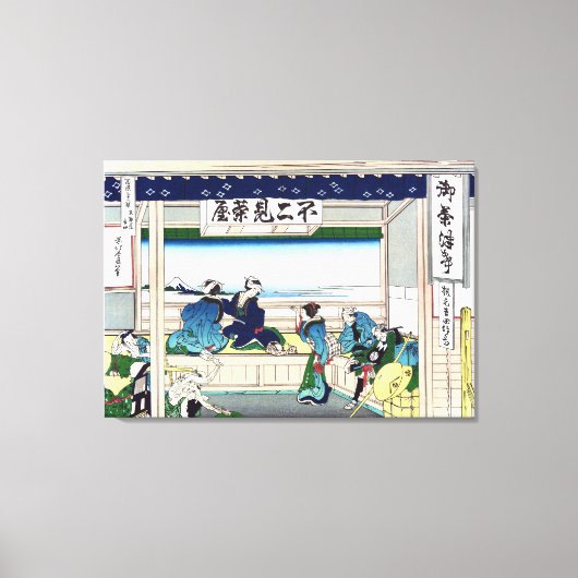 Yoshida auf Tokaido Leinwanddruck (Vorderseite)