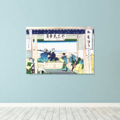 Yoshida auf Tokaido Leinwanddruck (Insitu (Holzboden))