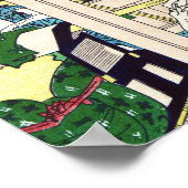 Yoshida auf Tokaido Poster (Ecke)