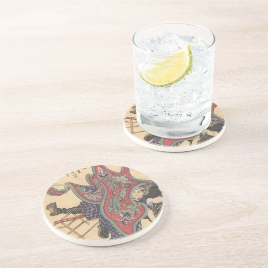 Yoshida Sawaemon Untersetzer (Seite)