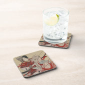 Yoshitoshi Female Warrior Samurai Hangaku Gozen Getränkeuntersetzer (Rechte Seite)